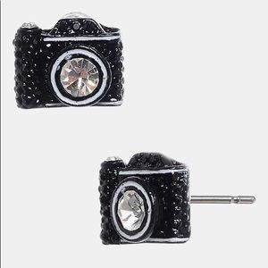 Betsey Johnson Camera Earrings
